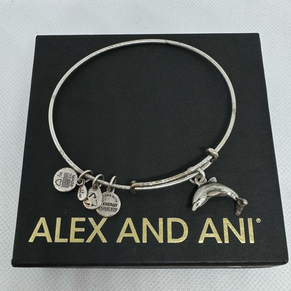 Alex and Ani Dolphin Bangle
